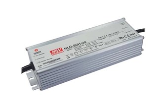 MEAN WELL HLG-80H-24 24Vdc 3.4A LED Driver, IP67, PFC Harsh Environment, Class 2 24V 3.4A